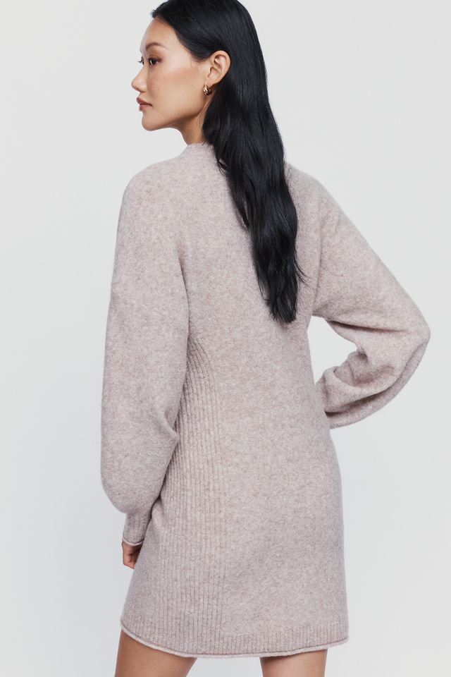 By Anthropologie Wool Blend Sweater Mini Dress #3