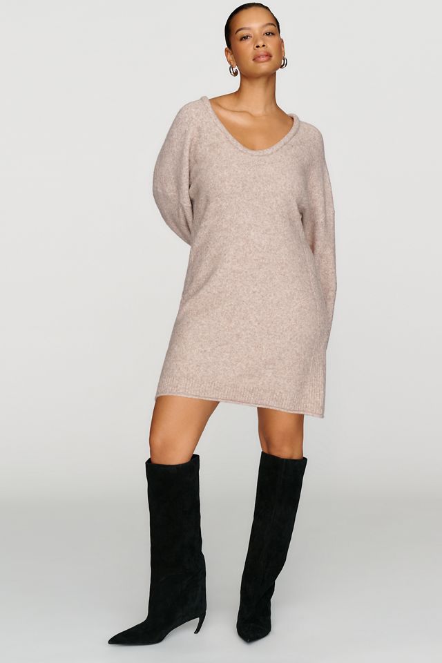 By Anthropologie Wool Blend Sweater Mini Dress #5