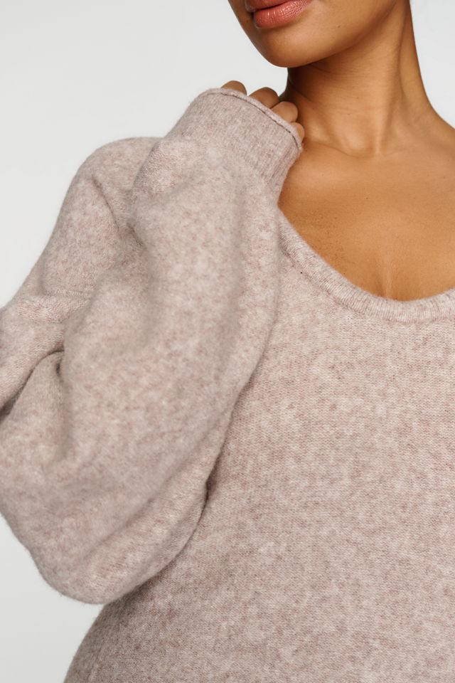By Anthropologie Wool Blend Sweater Mini Dress #6