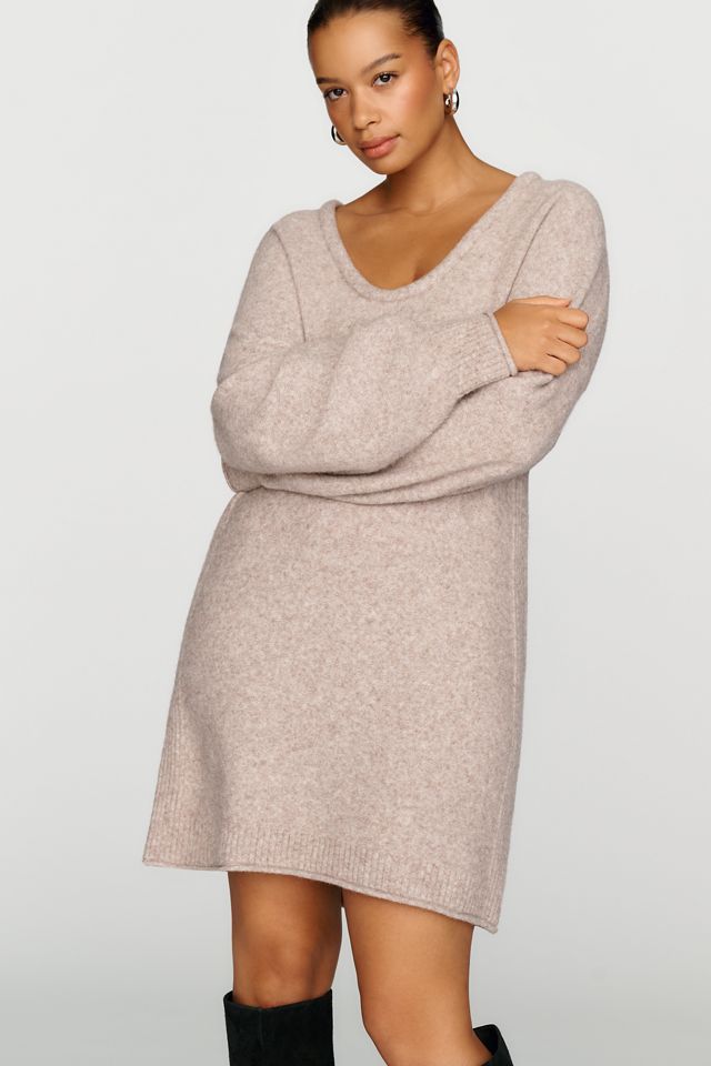 By Anthropologie Wool Blend Sweater Mini Dress #4