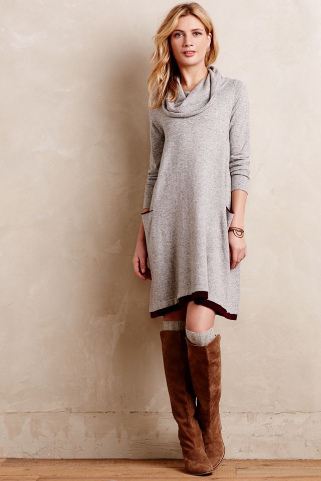 Cowled Swing Dress #1