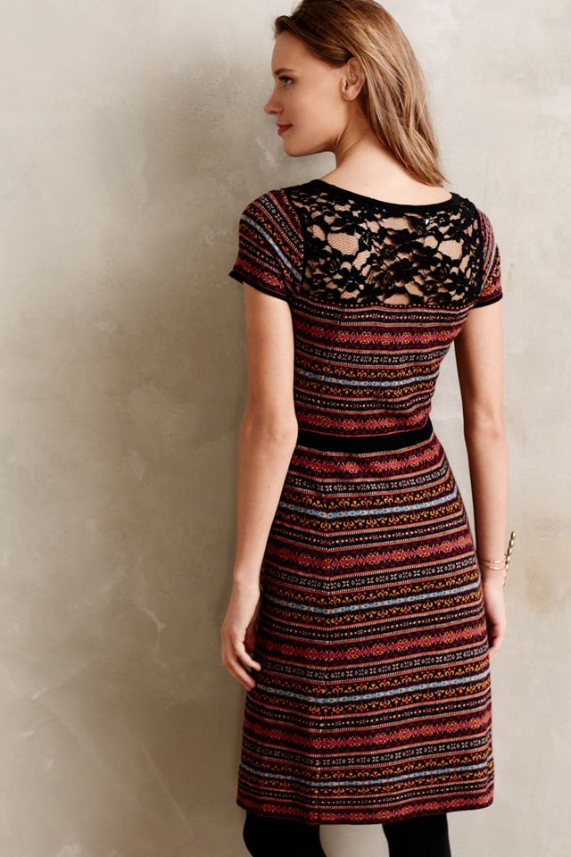 Fairisle Sweater Dress  #1