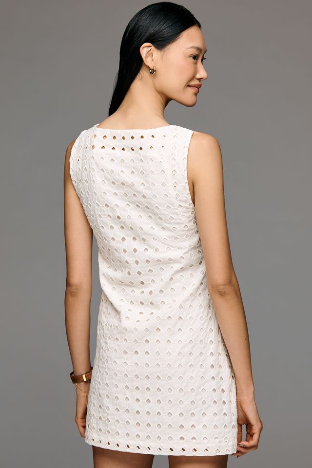 Sunday Ritual Dahlia Sleeveless Square-Neck Mini Dress | Anthropologie