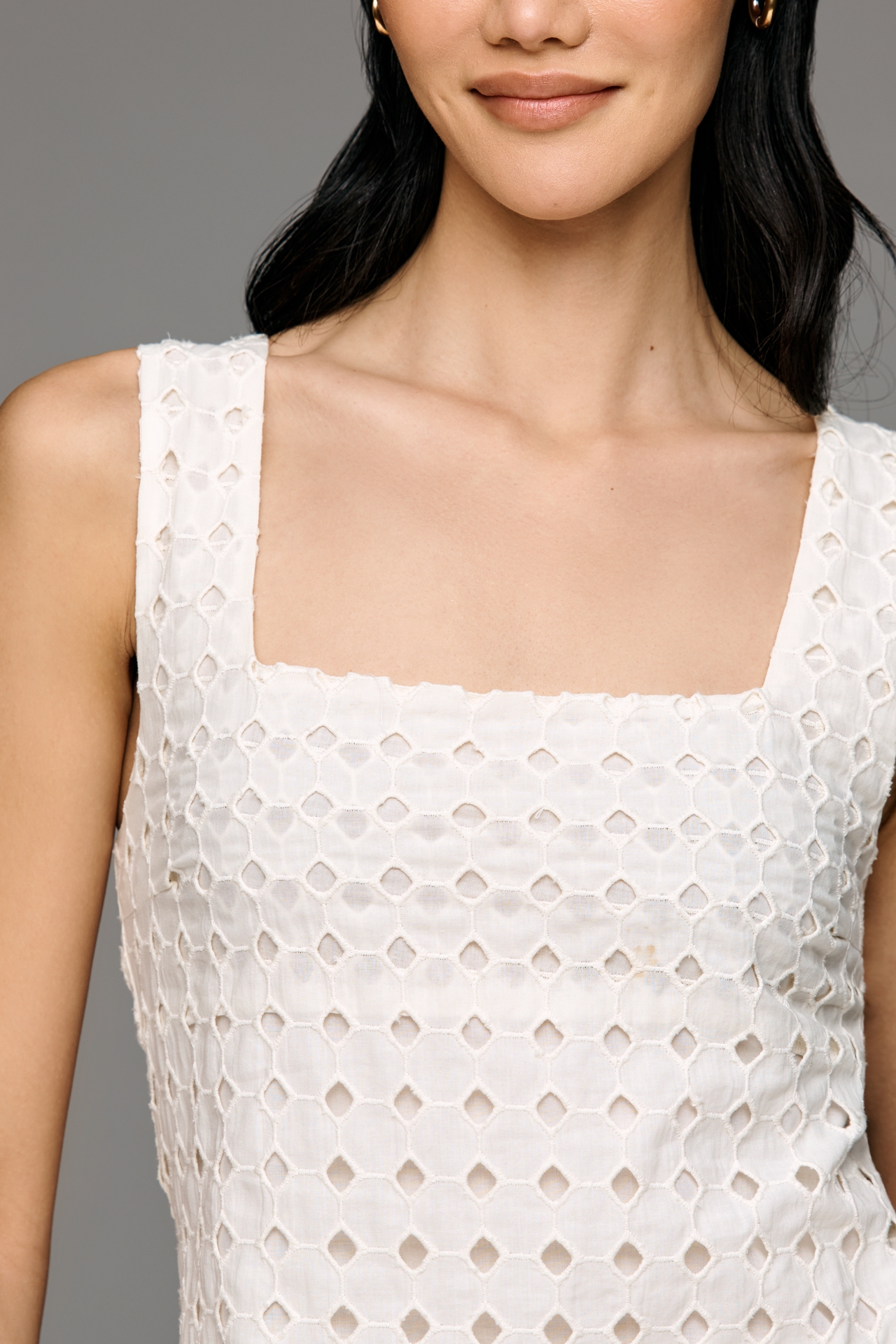 Sunday Ritual Dahlia Sleeveless Square-Neck Mini Dress