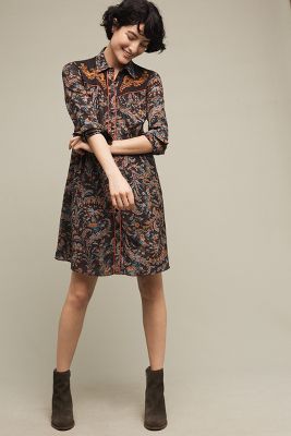 anthropologie shirtdress