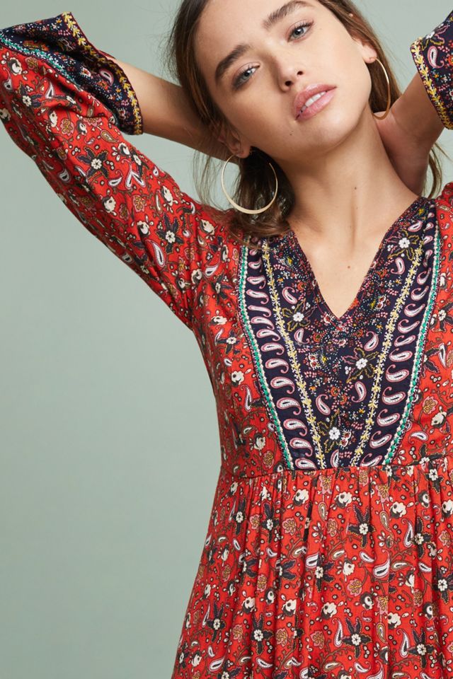 Sierra Embroidered Shift Dress #1
