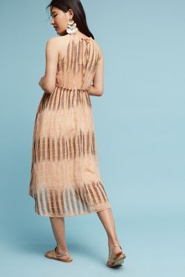 anthropologie ikat dress