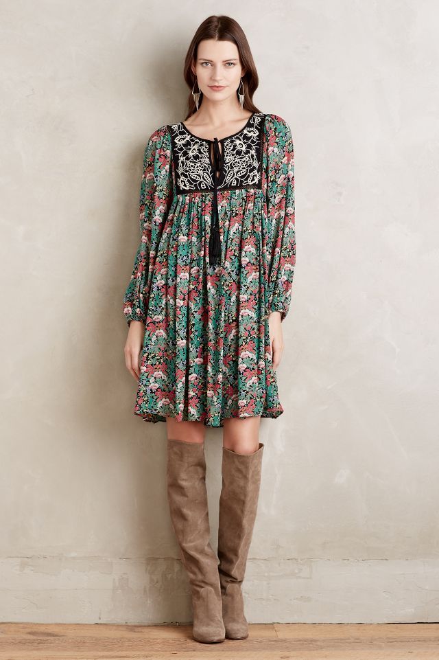 Anthropologie peasant shop dress