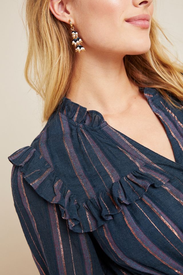 Midnight Ruffled Midi Dress #3
