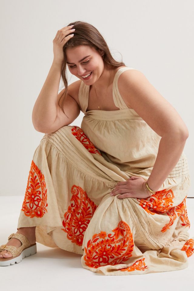 Felicity Embroidered Maxi Dress #4