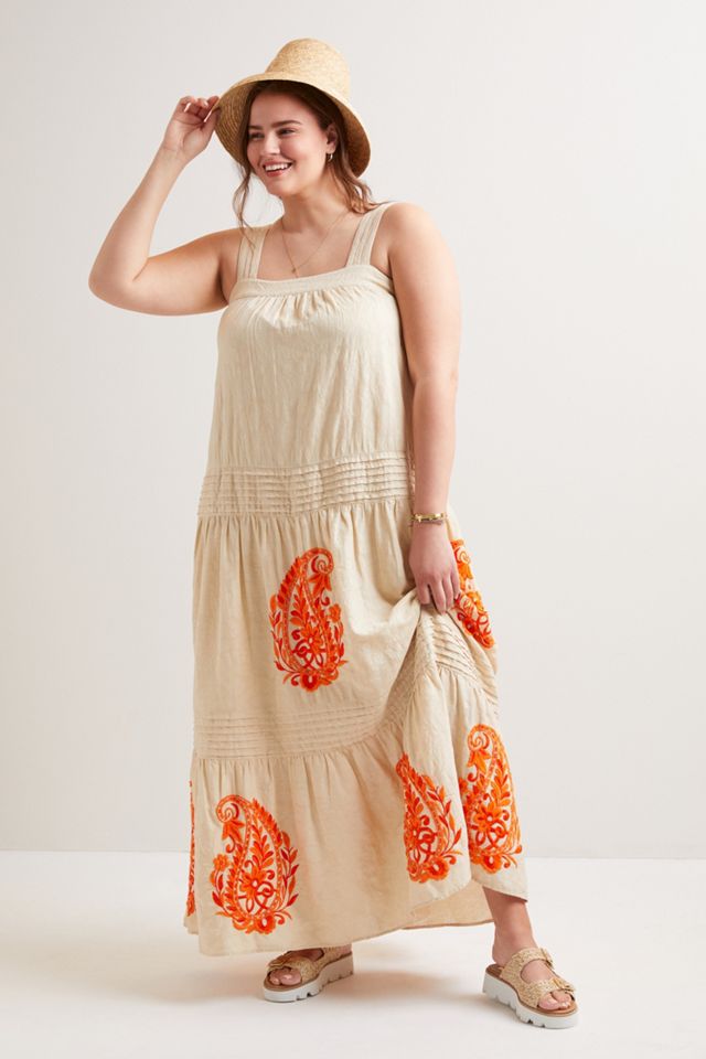 Felicity Embroidered Maxi Dress #3