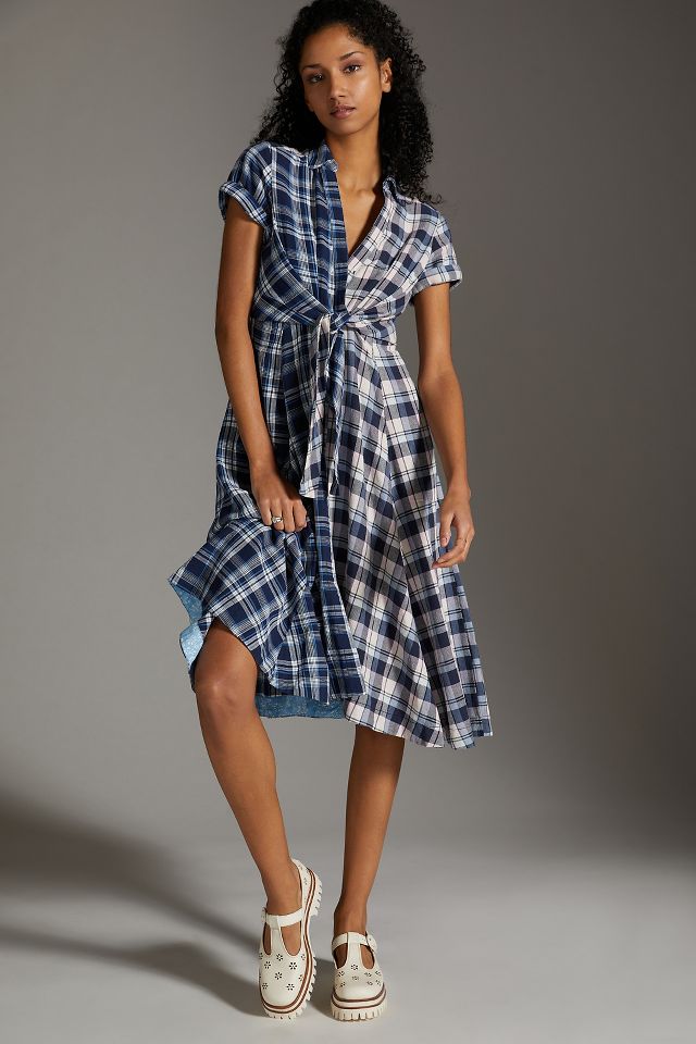 PLAID Shirt Dress