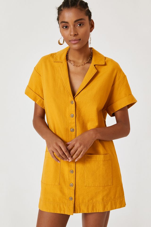 Pilcro Buttondown Shirt Dress #3