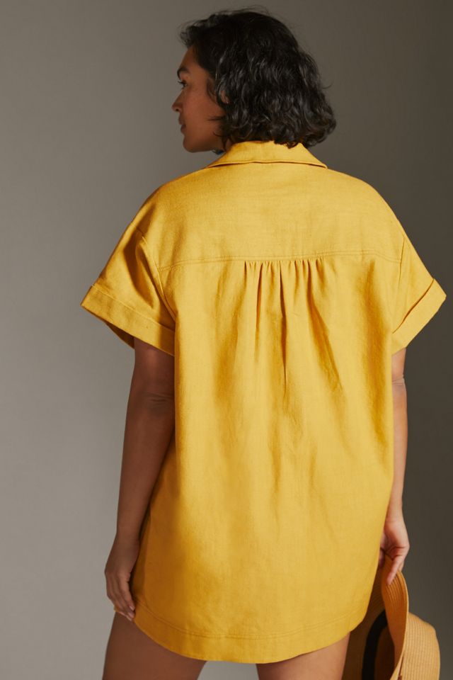 Pilcro Buttondown Shirt Dress #6