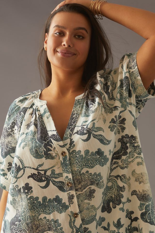 Pilcro Puff-Sleeve Tunic #6
