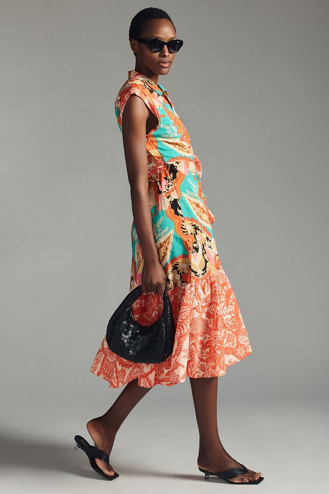 By Anthropologie V-Neck Wrap Dress #3