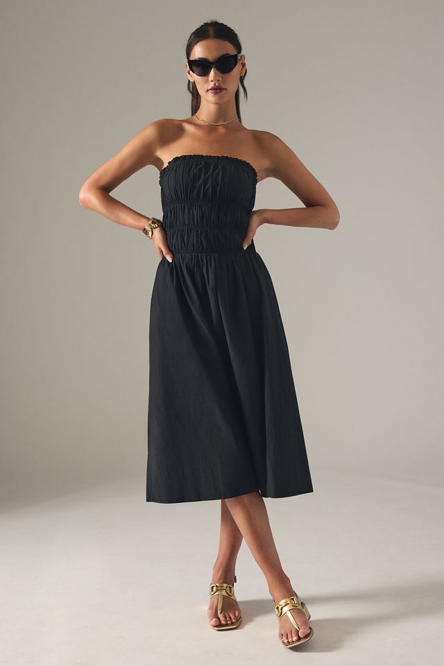 Maeve Strapless Smocked Dress #3