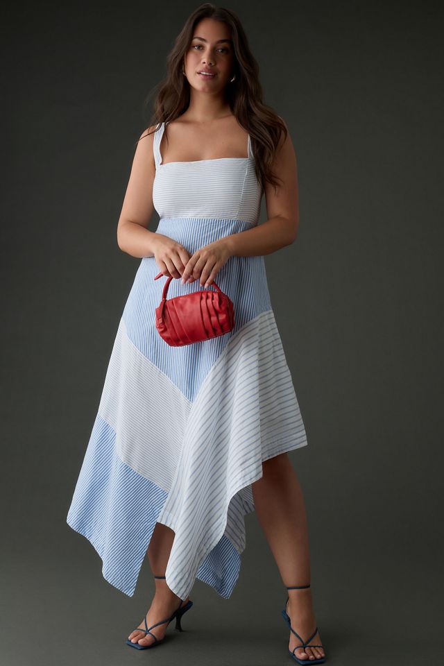 By Anthropologie Asymmetrical Square-Neck Dress #4