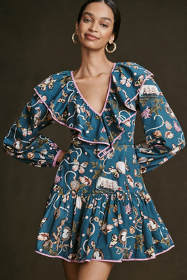 Anthropologie ★ Maeve V-Neck Ruffle Hi-Low Dress Maeve V-Neck Ruffle Hi-Low Dress | Anthropologie