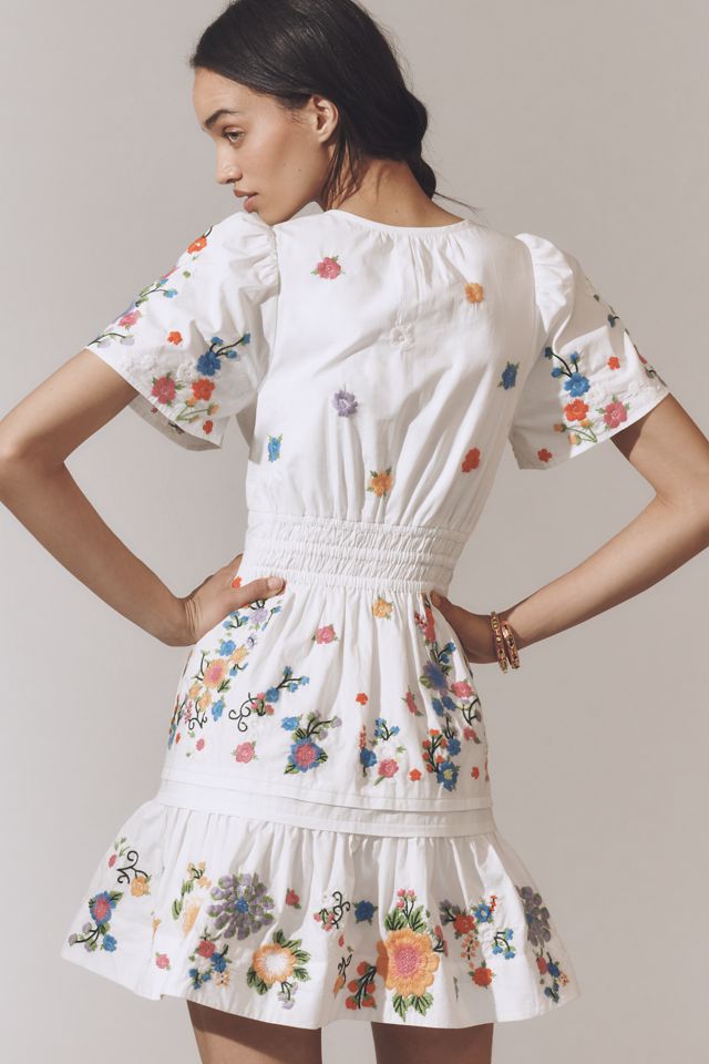 The Somerset Embroidered Mini Dress #1