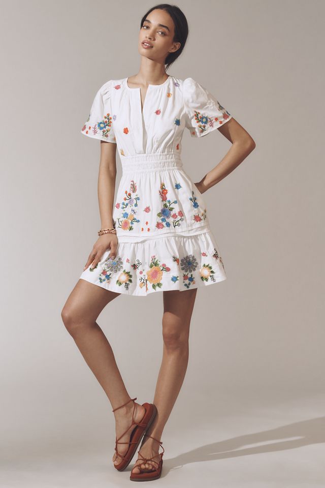 The Somerset Embroidered Mini Dress #2