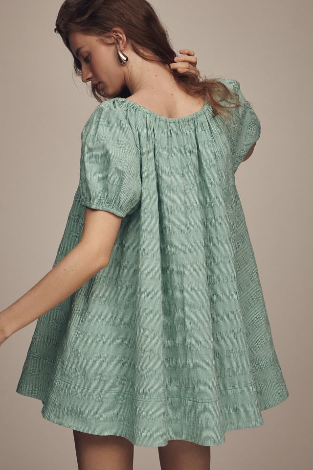 Maeve Scoop-Neck Mini Swing Dress