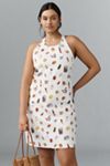 Maeve Sleeveless Beaded Shift Mini Dress