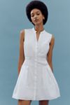 Maeve Sleeveless V-Neck Fit & Flare Shirtdress