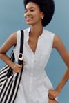 Maeve Sleeveless V-Neck Fit & Flare Shirtdress