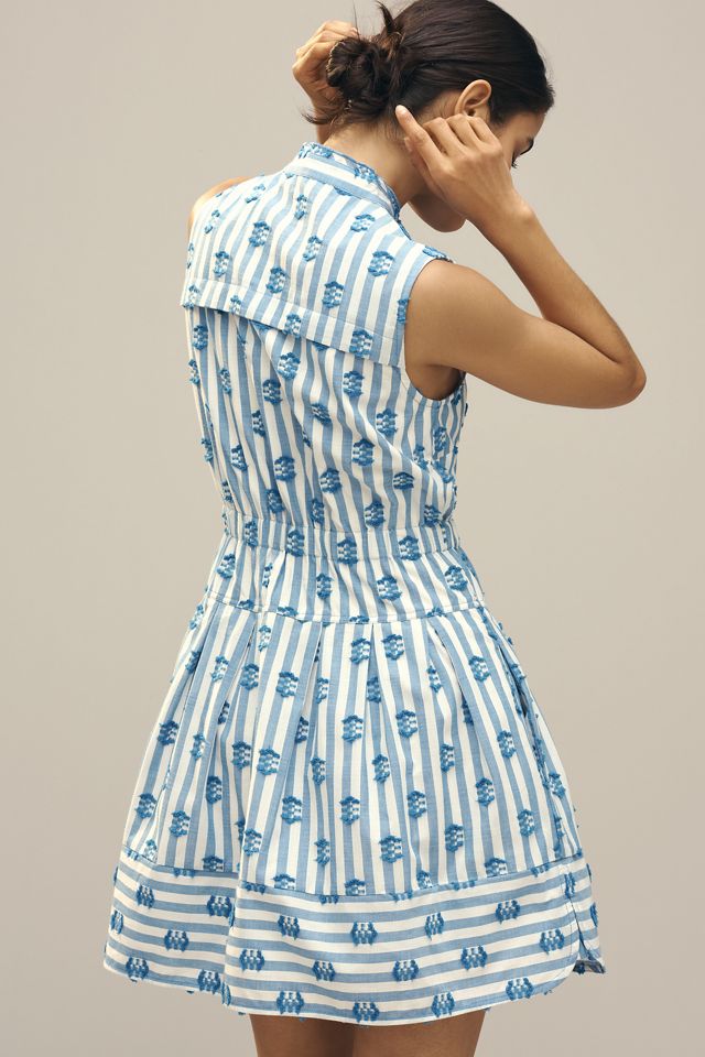 Maeve Sleeveless V-Neck Fit & Flare Shirtdress #1
