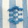 Blue & White Clip