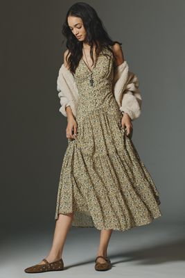 chinese dress ladies Fuchsia Linen Somerset Maxi Dress