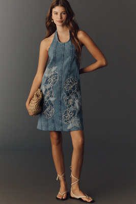 white christmas dresses Maeve Denim Dress main image 0