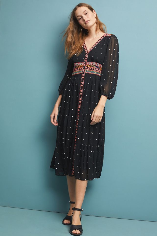 Anthropologie la boheme clearance dress