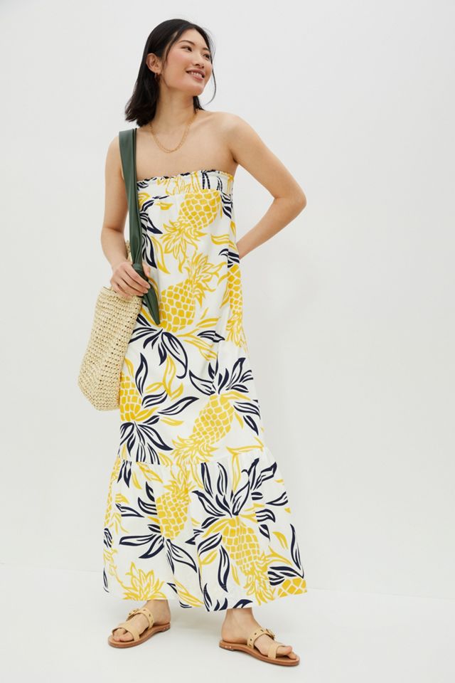 Floral Flounced Maxi Dress #2