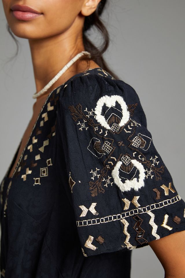 Embroidered Tunic Dress #1