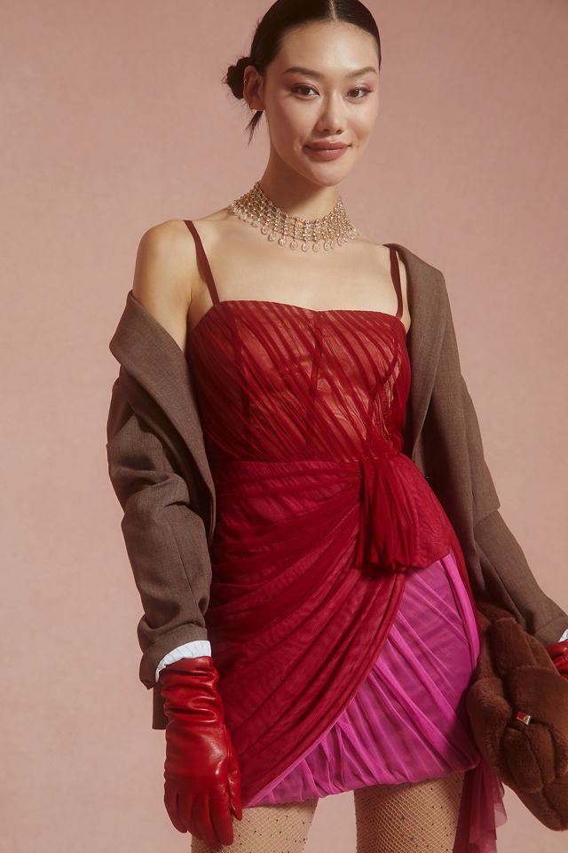 By Anthropologie Structured Tulle Dress #3