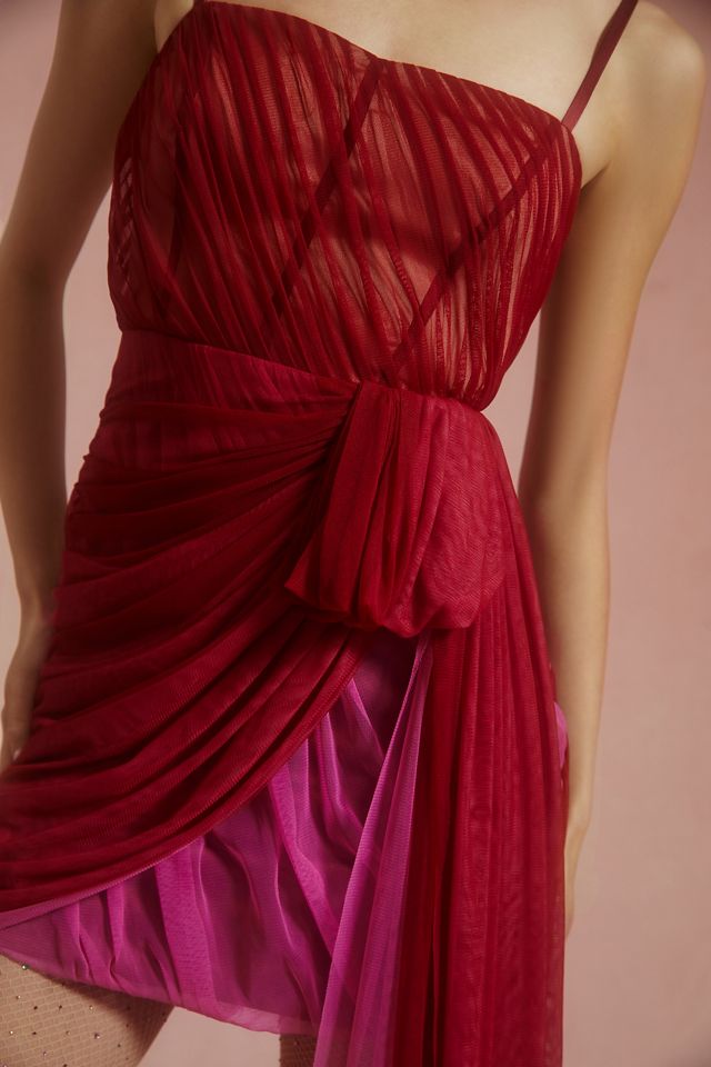 By Anthropologie Structured Tulle Dress #5