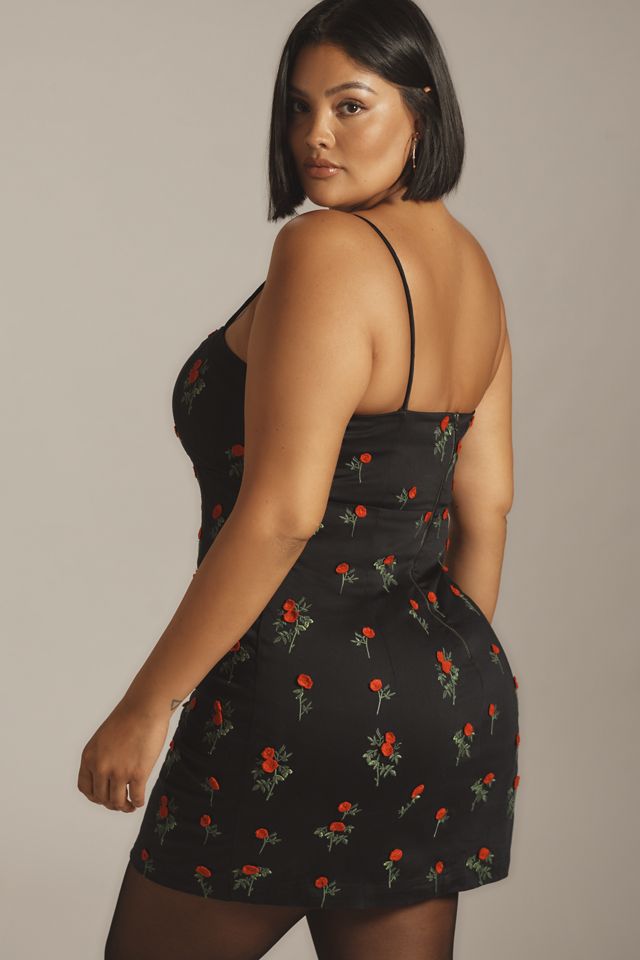 The Brynne 3D Spaghetti-Strap Dress by Maeve #6