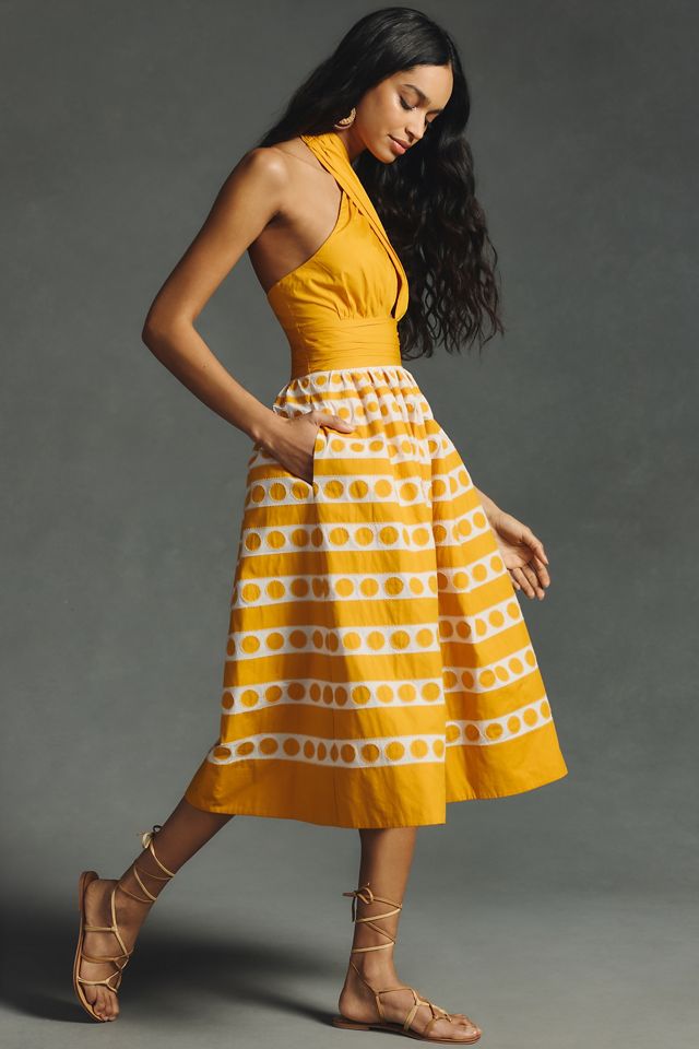 Maeve A-Line Halter Dress #3