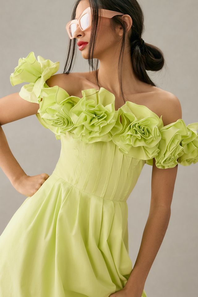 The Corina Ruffled Dress by Maeve #5
