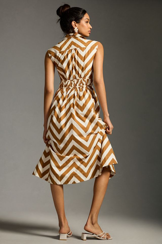 Maeve Sleeveless Shirt Dress #1