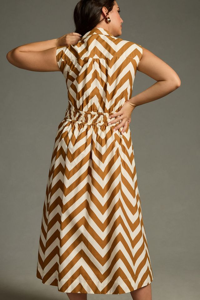 Maeve Sleeveless Shirt Dress #4