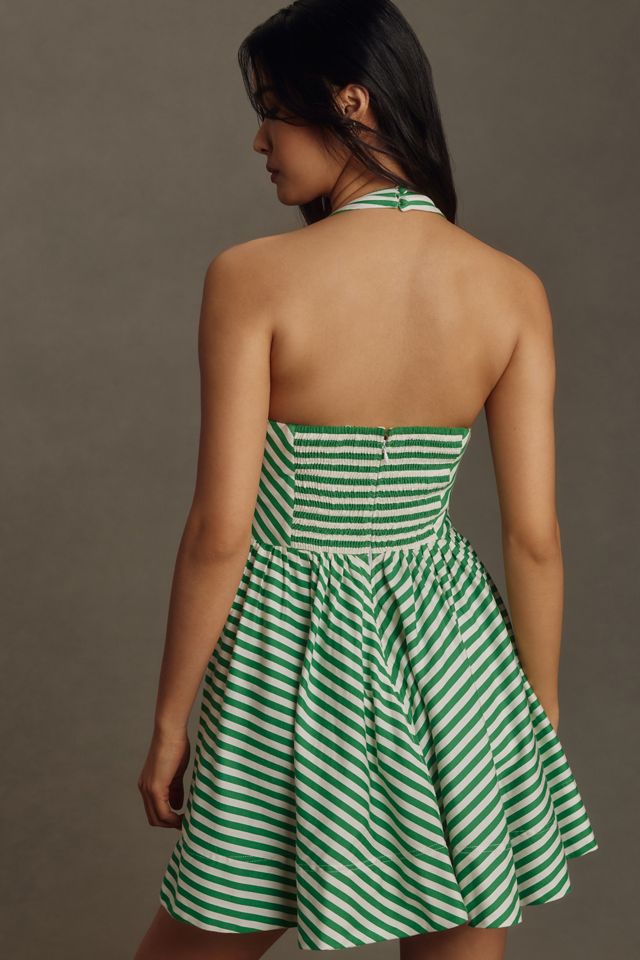 Maeve Halter Fit & Flare Mini Dress #1