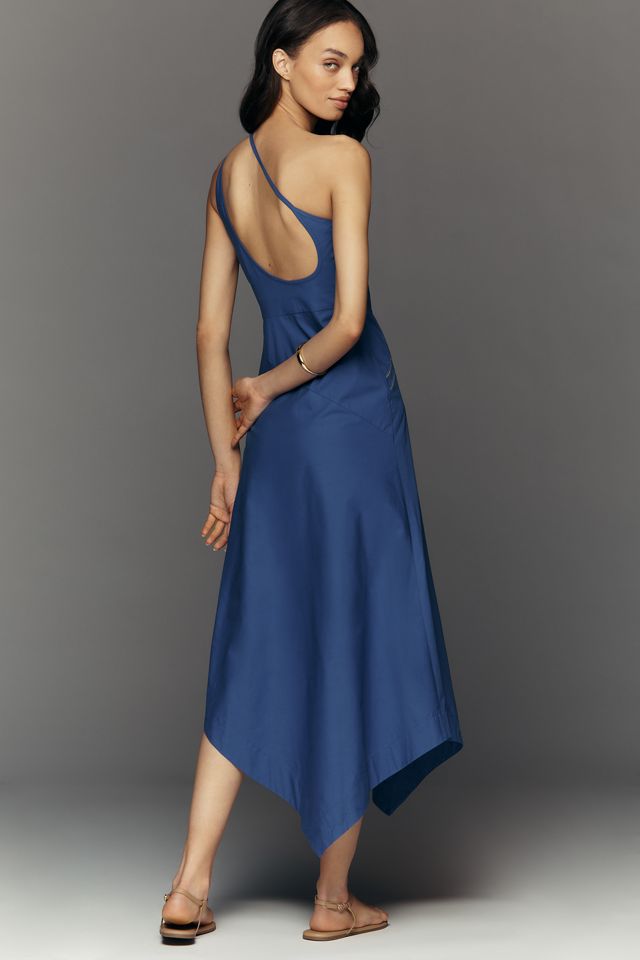 Yukiko Noritake Asymmetrical Floral Midi Dress