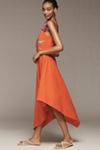 Yukiko Noritake Asymmetrical Floral Midi Dress