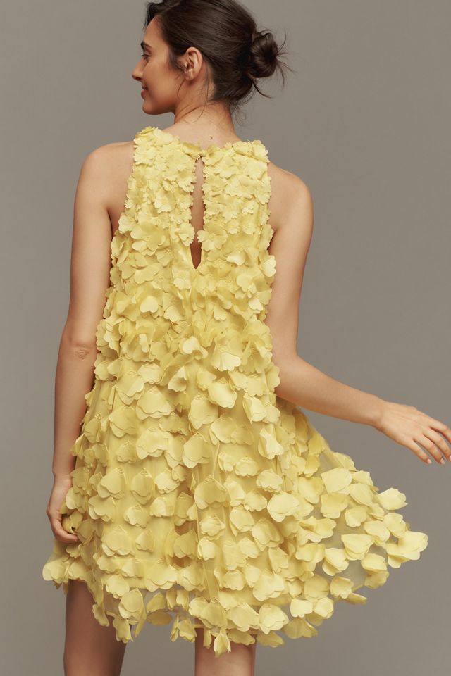 Maeve Sleeveless Floral Appliqué Mini Dress #2