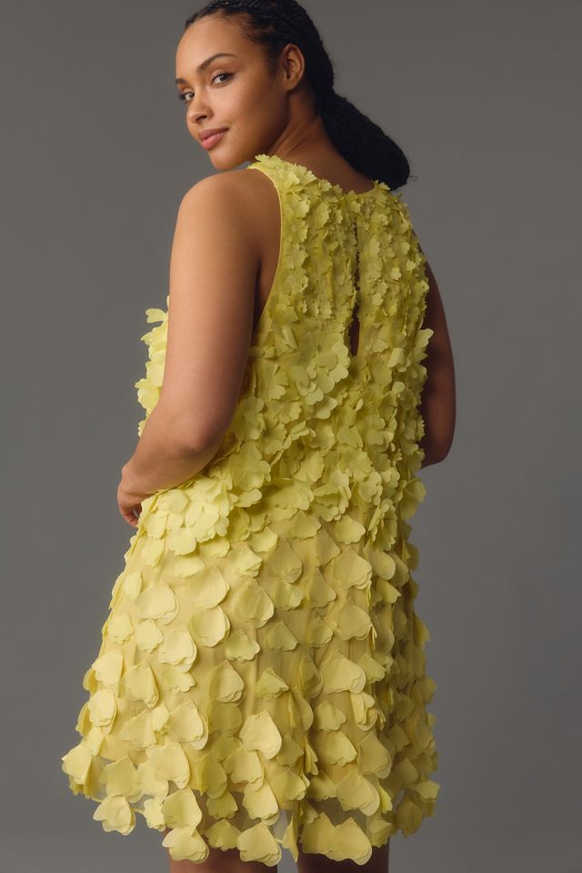 Maeve Sleeveless Floral Appliqué Mini Dress #6