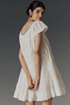 By Anthropologie Tie Mini Swing Dress