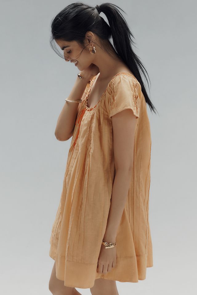 Tiered Swing Mini Dress -  Aranjuez Animalia